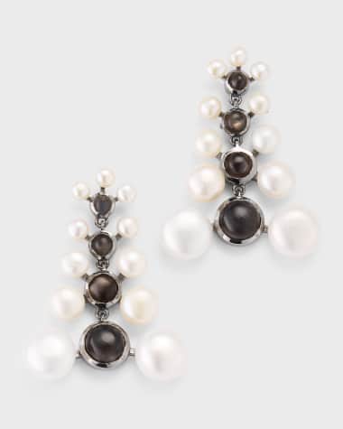 NAKARD Siren Pearl and Moonstone Earrings