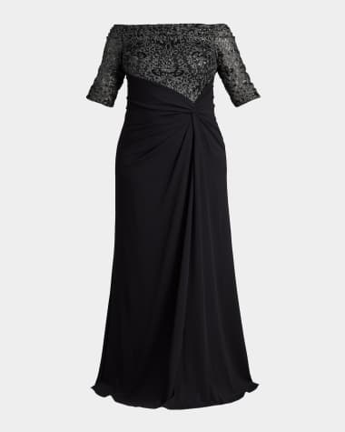 Neiman marcus plus size mother of the bride dresses discount