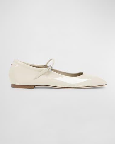 Aeyde Uma Patent Mary Jane Ballerina Flats