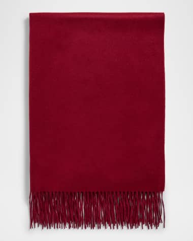 Sofia Cashmere Fringed Cashmere Evening Wrap