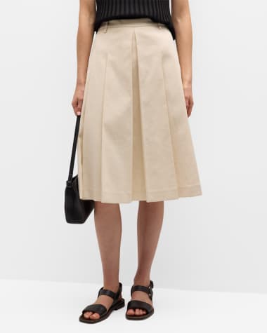 LE17SEPTEMBRE 24 Katie Pleated Knee-Length Skirt