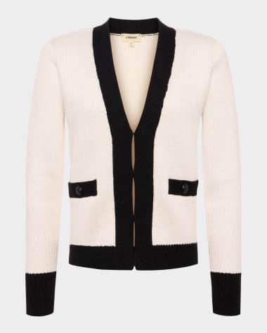 L'Agence Jinny Sequin Cardigan