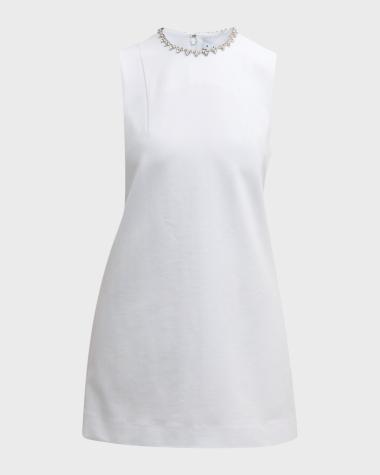 neiman marcus white cocktail dresses White Midi Designer Cocktail & Party Dresses