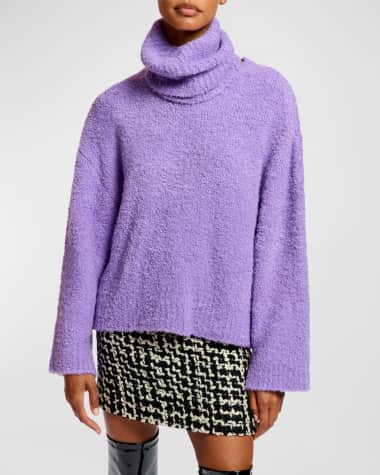 Essentiel Antwerp Emboza Knit Sweater With Detachable Collar