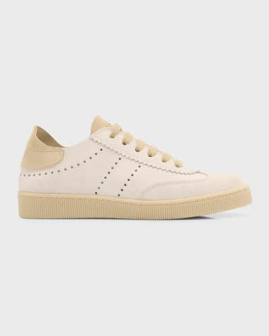 Pedro Garcia Pilou Bicolor Suede Low-Top Sneakers