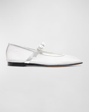 Le Monde Beryl Mesh Mary Jane Ballerina Flats