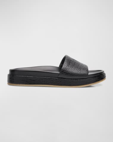 Mens designer slide sale hot sale