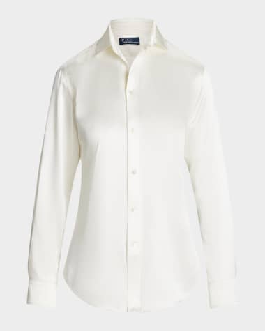 Polo Ralph Lauren Slim-Fit Silk Shirt