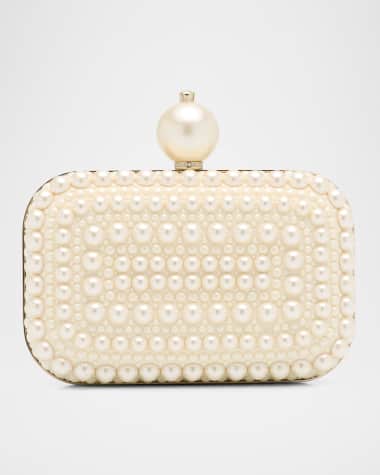 Jimmy Choo Cloud Pearly Clutch Bag