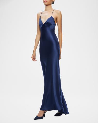 Blue Long Designer Cocktail & Party Dresses