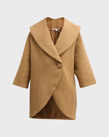 Womens camel hair coat neiman marcus 2025