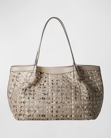 Serapian Secret Small Mosaic Python Tote Bag