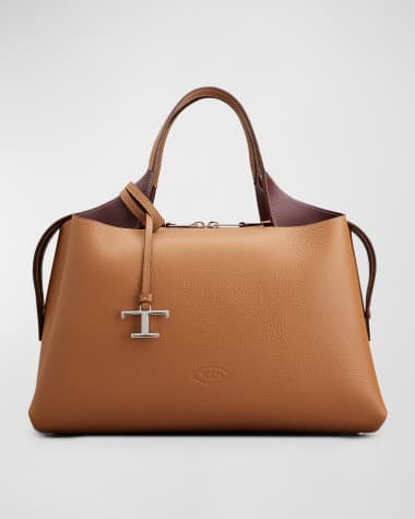Tod's Medium Apa Bauletto Leather Top-Handle Bag