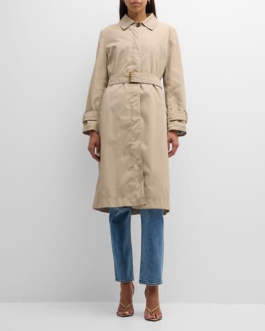 Marella Villar Belted Water-Repellent Coat