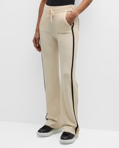 Blanc Noir Portola Rib-Knit Drawstring Pants
