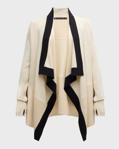 Blanc Noir Colorblocked Portola Cardigan