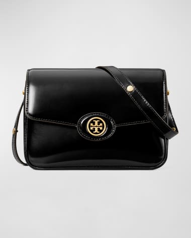Tory Burch Robinson Convertible Patent Shoulder Bag