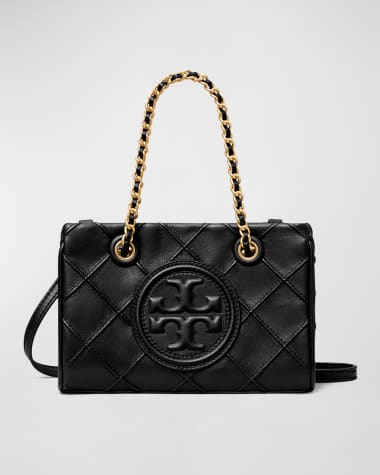Tory Burch Fleming Mini Quilted Chain Tote Bag