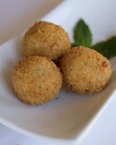 The Cajun Turkey Co Arancini with Gouda Rice Balls, 10 Pieces - Serves 5-10