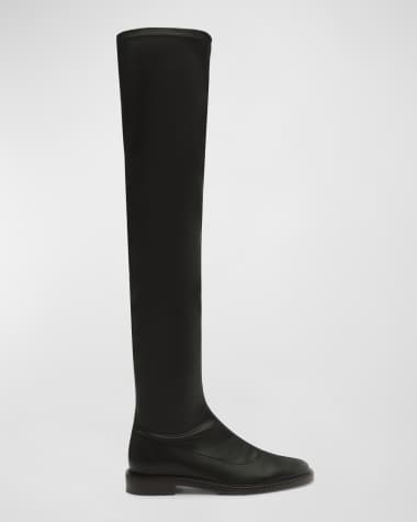 Schutz Kaolin Stretch Leather Over-The-Knee Boots