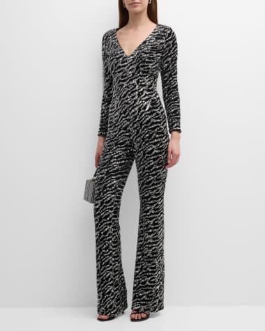 Pattern Jumpsuits Designer Jumpsuits Rompers for Women Neiman