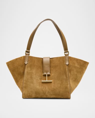 TOM FORD Tara Medium Tote in Suede