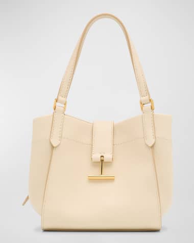 TOM FORD Tara Small Tote in Grained Leather
