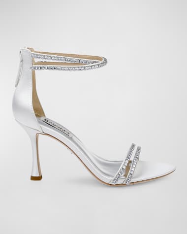 Badgley mischka tampa jeweled satin cheap dress sandals