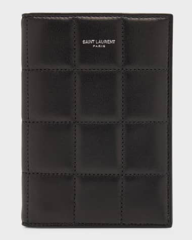 Saint Laurent Men's Quilted Leather Bifold Wallet