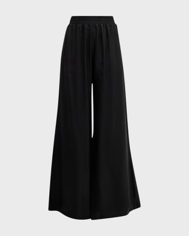 FABIANA FILIPPI High-Rise Wide-Leg Twill Trousers