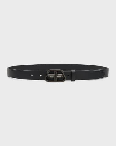 Black Skinny Women's Designer Belts at Neiman Marcus