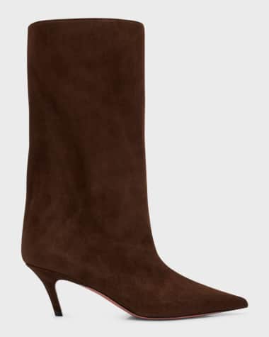 90mm Rancho Leather Tall Boots