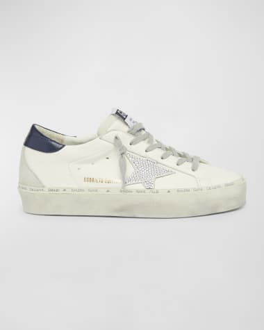 Golden Goose Hi Star Platform Stud Leather Sneakers