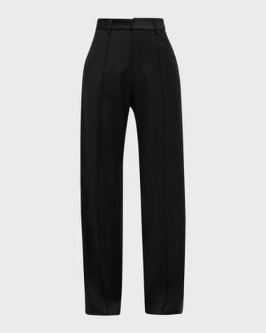 Wynn Hamlyn Wool Pintuck Trousers