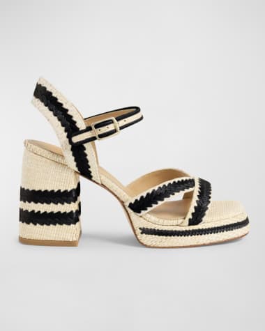 Castaner Vega Ankle-Strap Platform Espadrilles