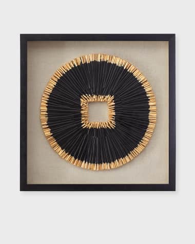 Neiman Marcus Texture Framed Wall Decor