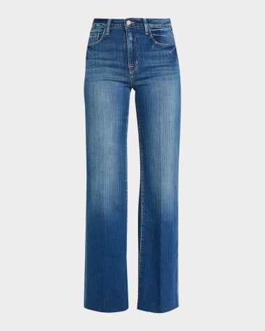 L'Agence Scottie High Rise Wide-Leg Jeans