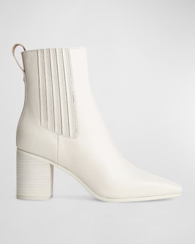 White ankle boots designer online