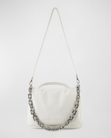 B3251-N WHITE Designer Cute Glossy Crossbody Bag