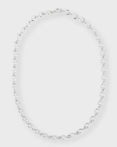 Monica Rich Kosann Sterling Silver The Twist Midi Infinity Necklace