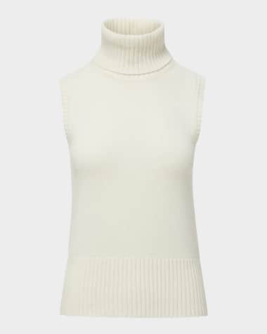 Veronica Beard Mazzy Cashmere Turtleneck Shell