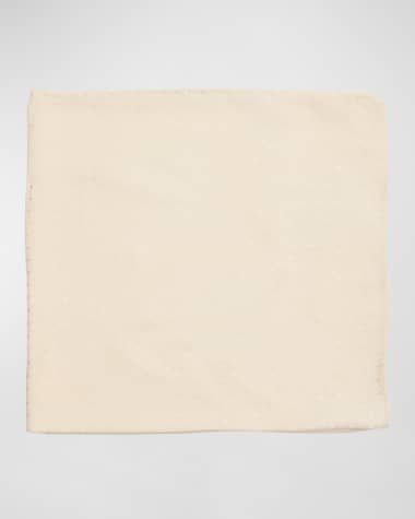 TOM FORD Men's Mulberry Silk Polka Dot Pocket Square