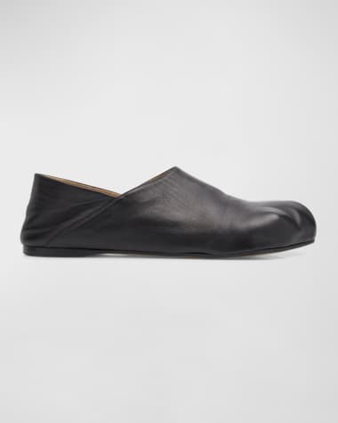 JW Anderson Men's Paw Leather Slipper Loafers
