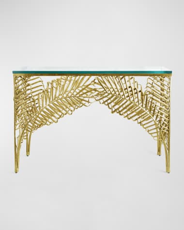 Michael Aram Palm Console Table