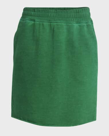 Golden Goose Journey Knit Drawstring Mini Skirt