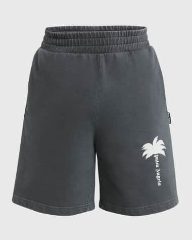 Palm Angels Men's Faded Palm Sweat Shorts