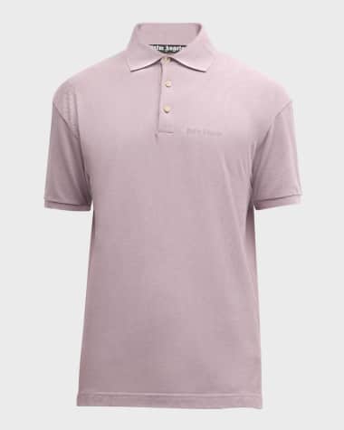 Palm Angels Men's Classic Logo Polo Shirt