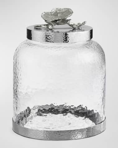 Michael Aram White Orchid Cookie Jar