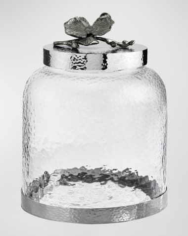 Michael Aram Black Orchid Cookie Jar