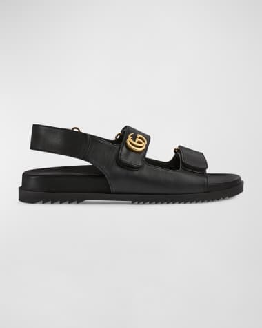 Gucci Moritz Monogram Easy Slingback Sandals